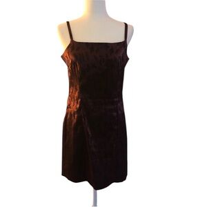 Dark Maroon Mini Dress